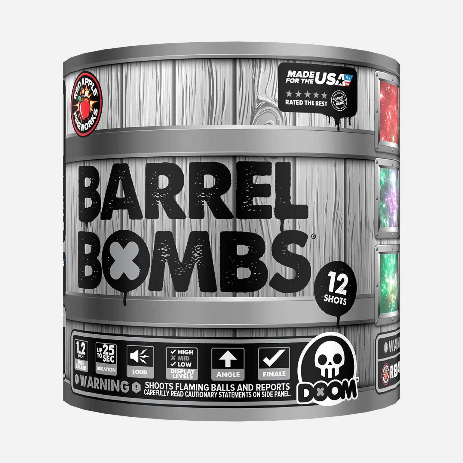 Barrel Bombs® 48-Shots Standard Aerial Finale Set® - Image 6
