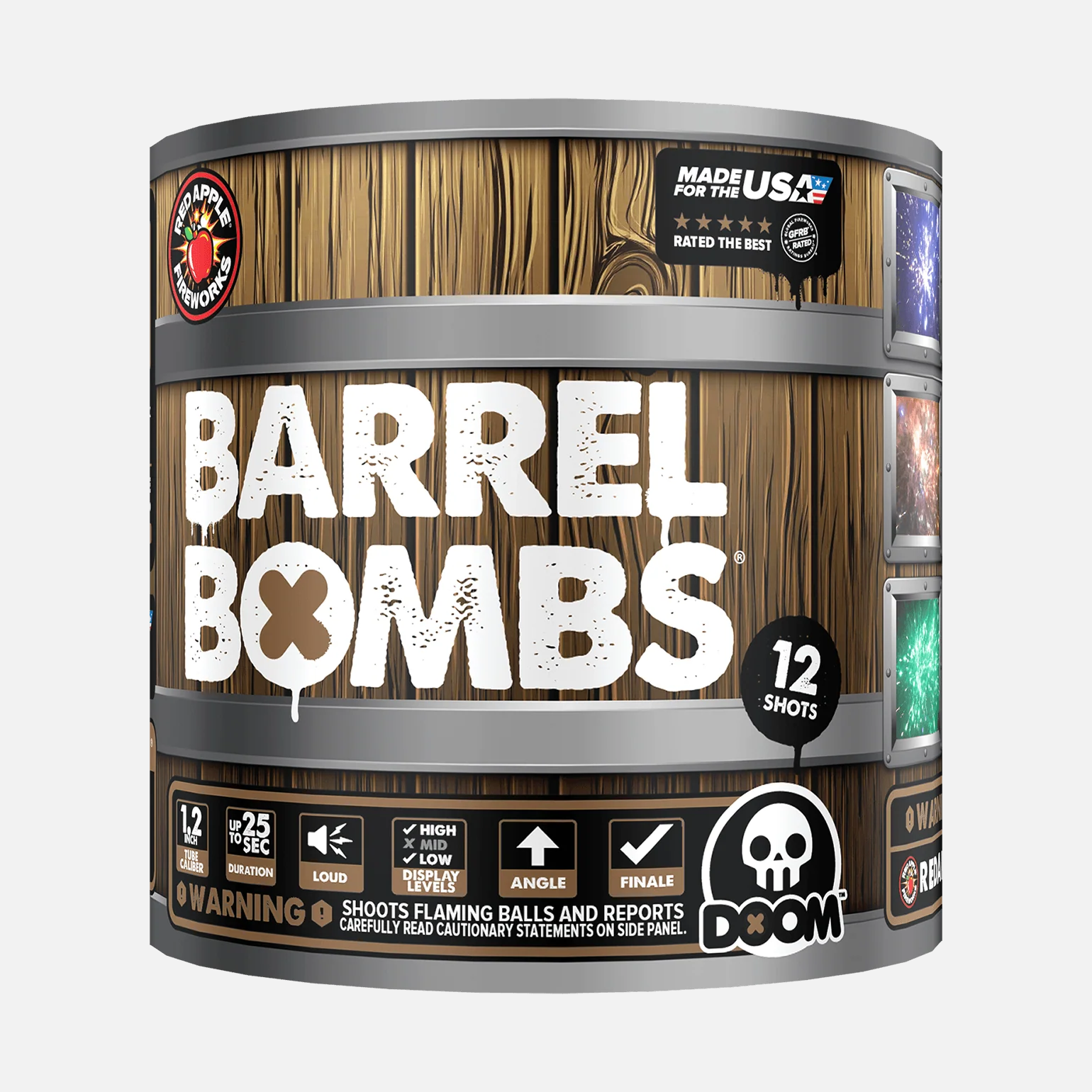 Barrel Bombs® 48-Shots Standard Aerial Finale Set® - Image 8