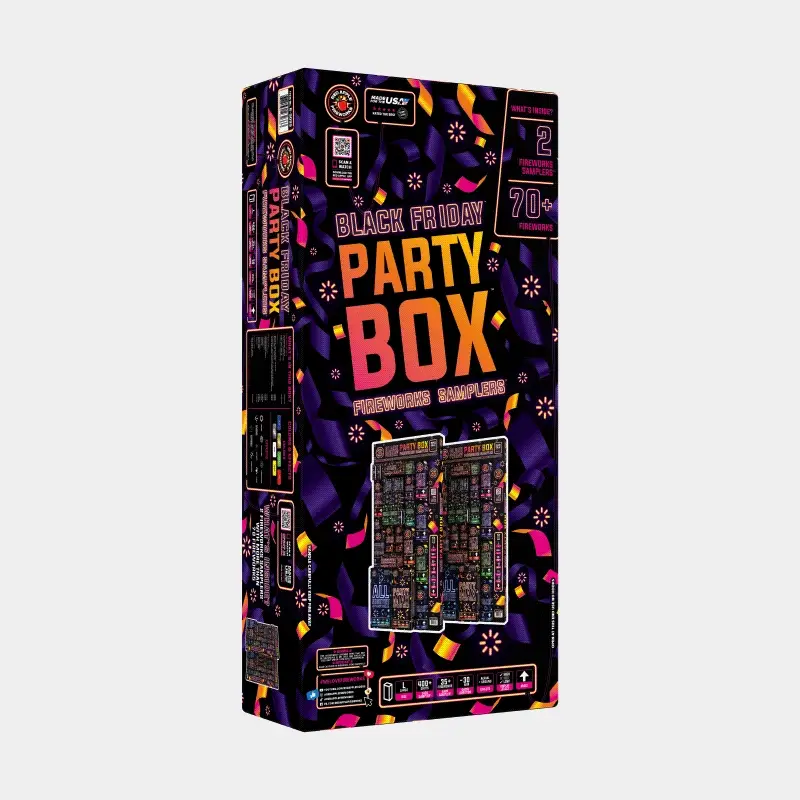 Black Friday Party Box 400 Shot Fireworks Samplers™ - Image 3