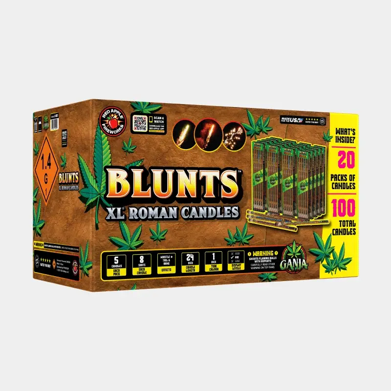 Blunts® 8 Shot XL® Roman Candles - Image 3