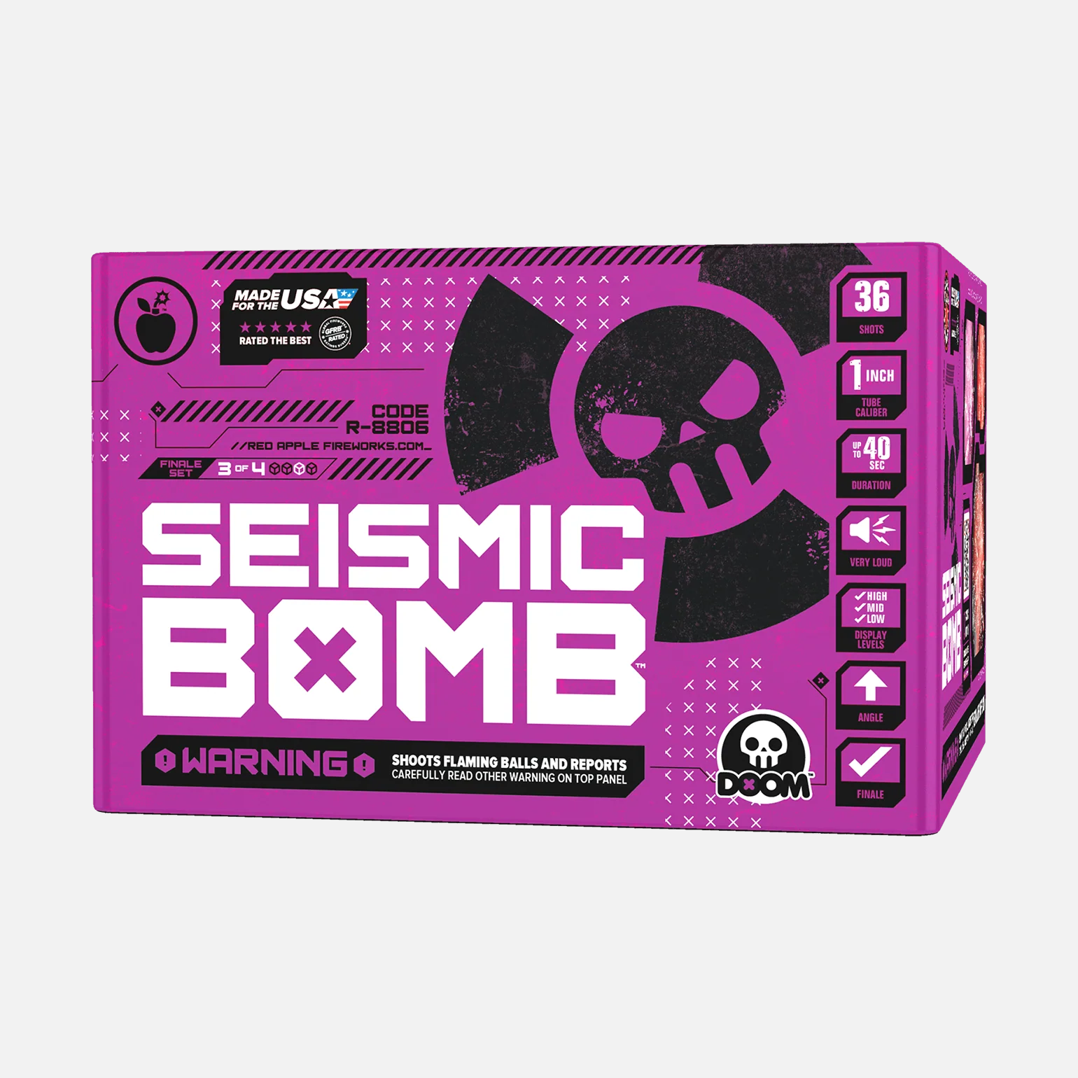 Bomb Box™ 144 Shots XL® Aerial Finale Set® - Image 7