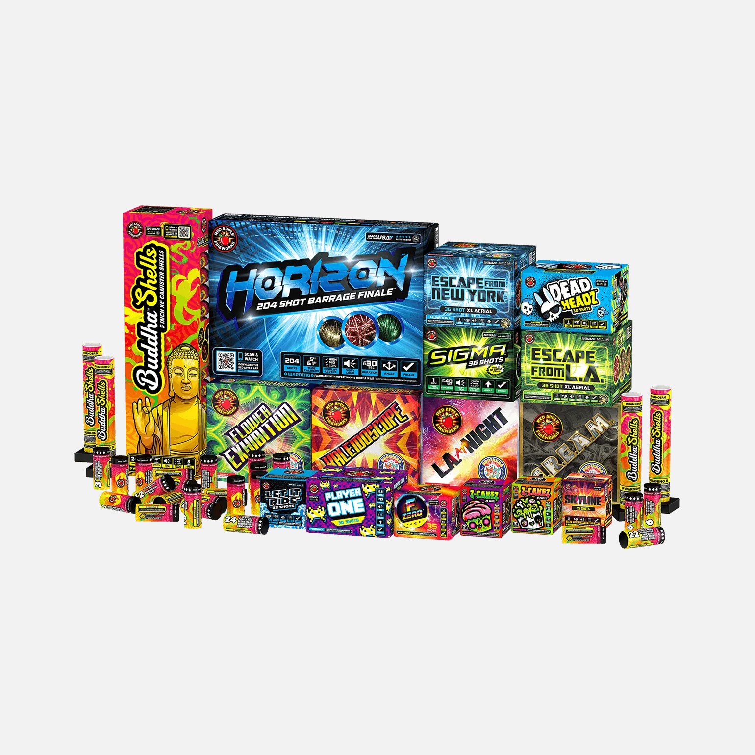 Buddha® Box 725 Shot Fireworks Sampler® - Image 4