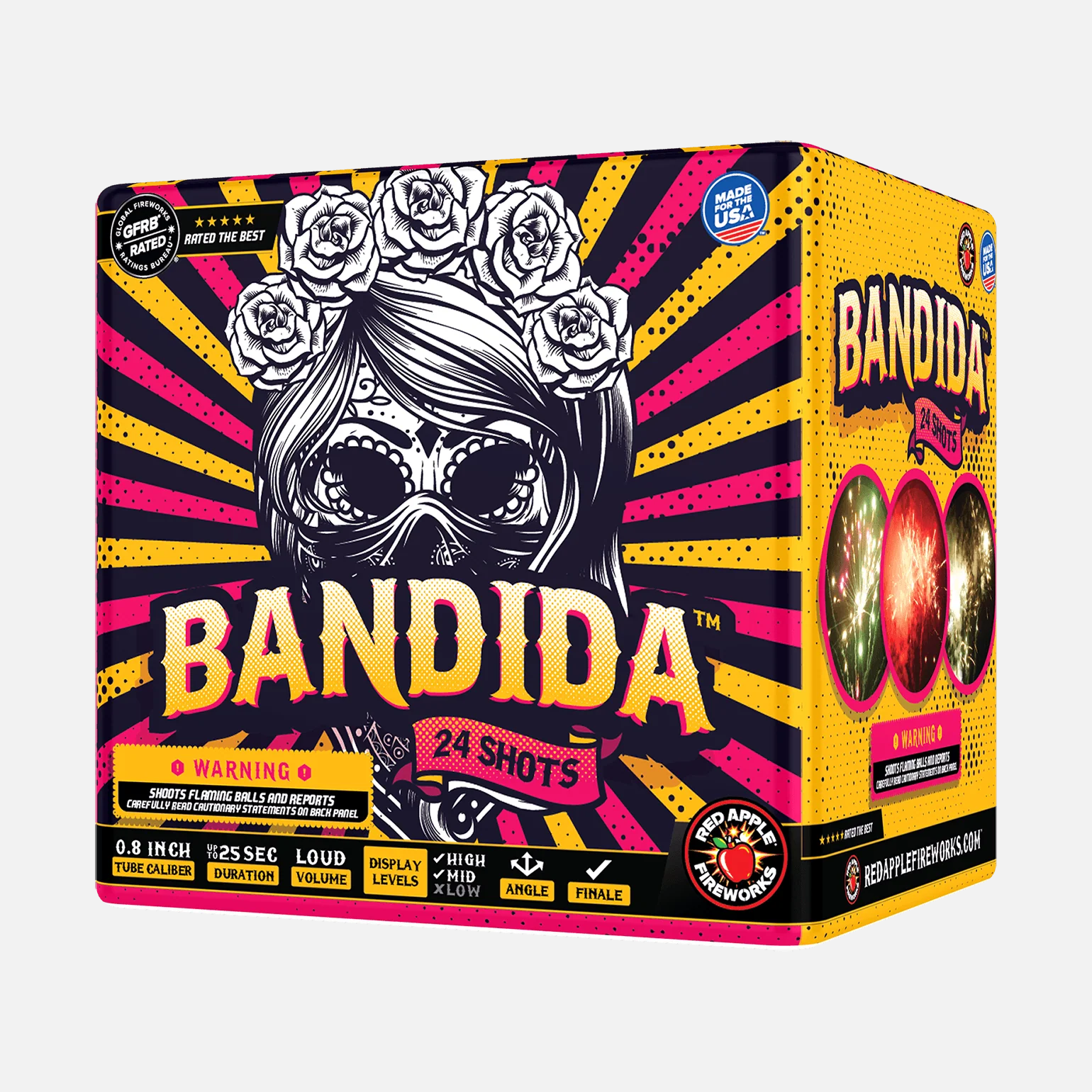 Calavera® Bandidos 48-Shots Standard Aerial Finale Sets® - Image 7