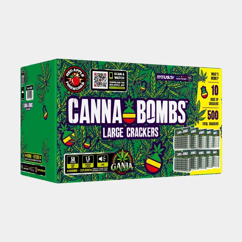 Canna-Bombs™ 50 Shot M-1000 Cracker Bag Style - Image 3