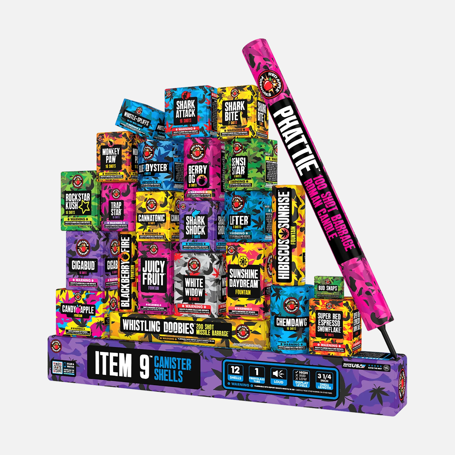 Canna™-Box 467 Shot Fireworks Sampler® - Image 4