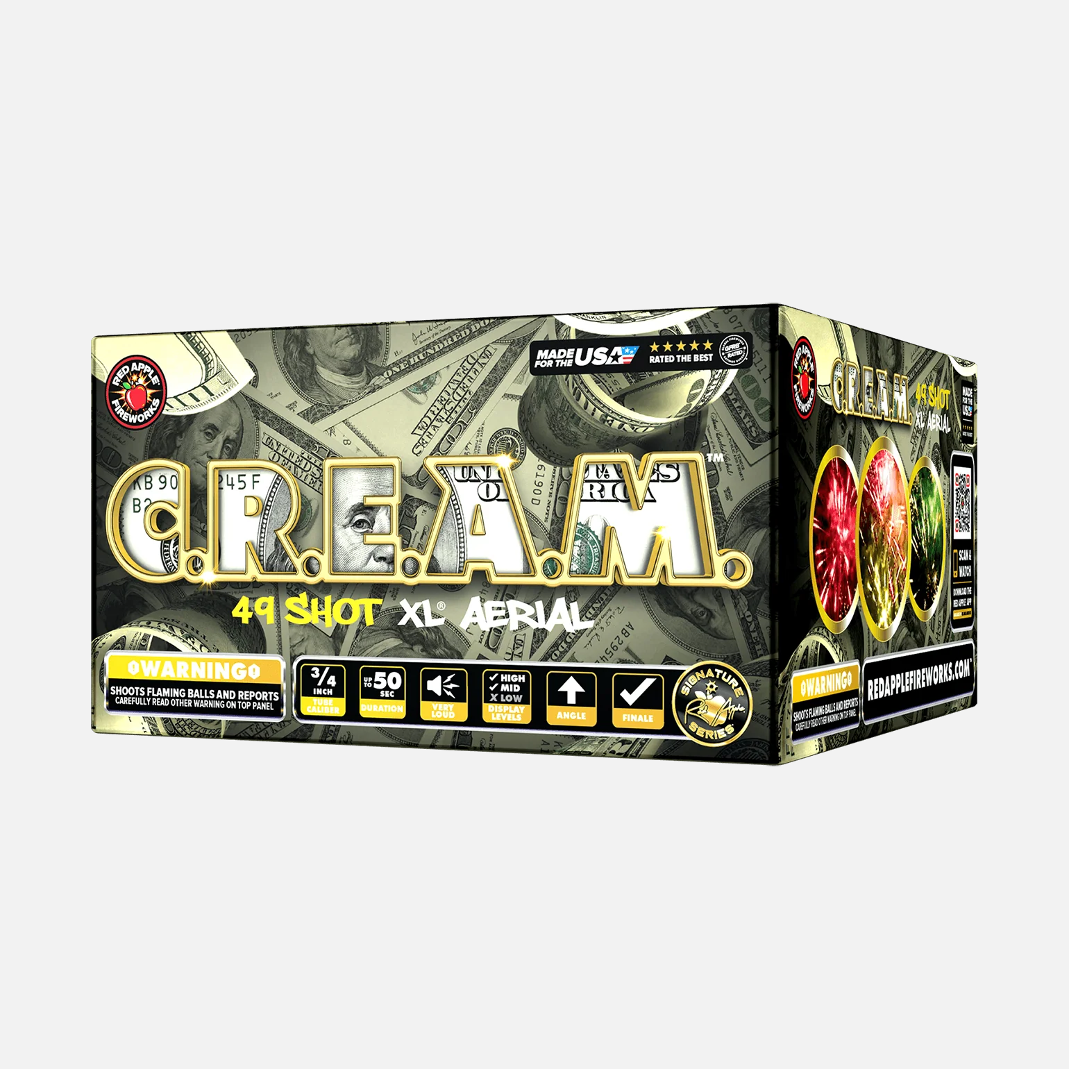 Cash Money™ 196 Shots XL® Aerial Finale Set® by Brothers - Image 5