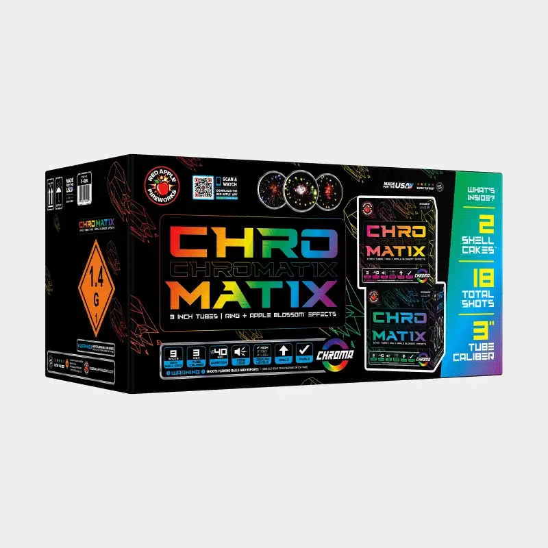 Chromatix™ 9 Shots Large Shell Cakes - Image 3