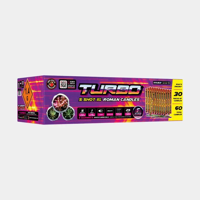 F-Zero® Turbo 5 Shots XL® Roman Candles - Image 3