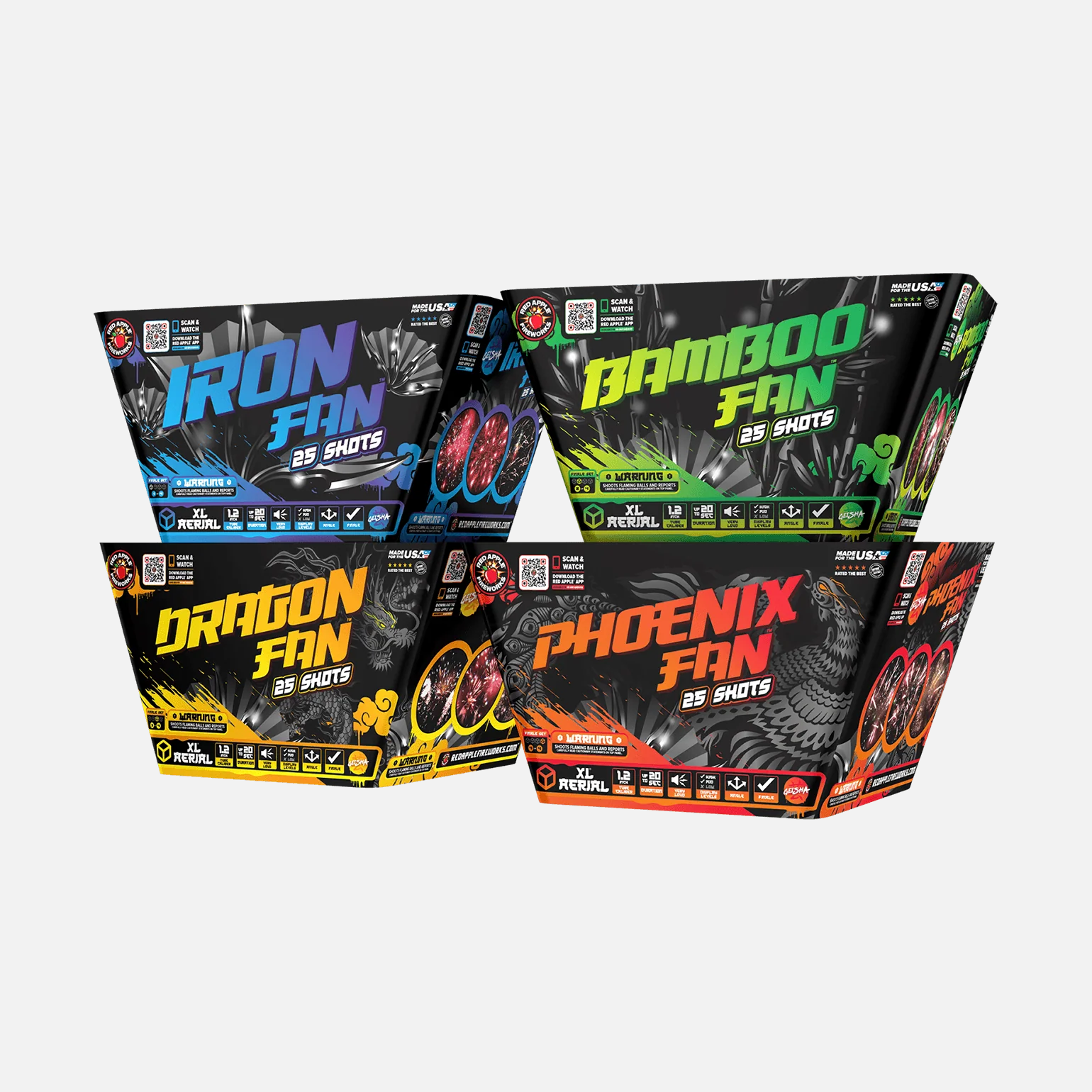 Fans™ 100-Shots XL® Aerial Finale Set® - Image 4