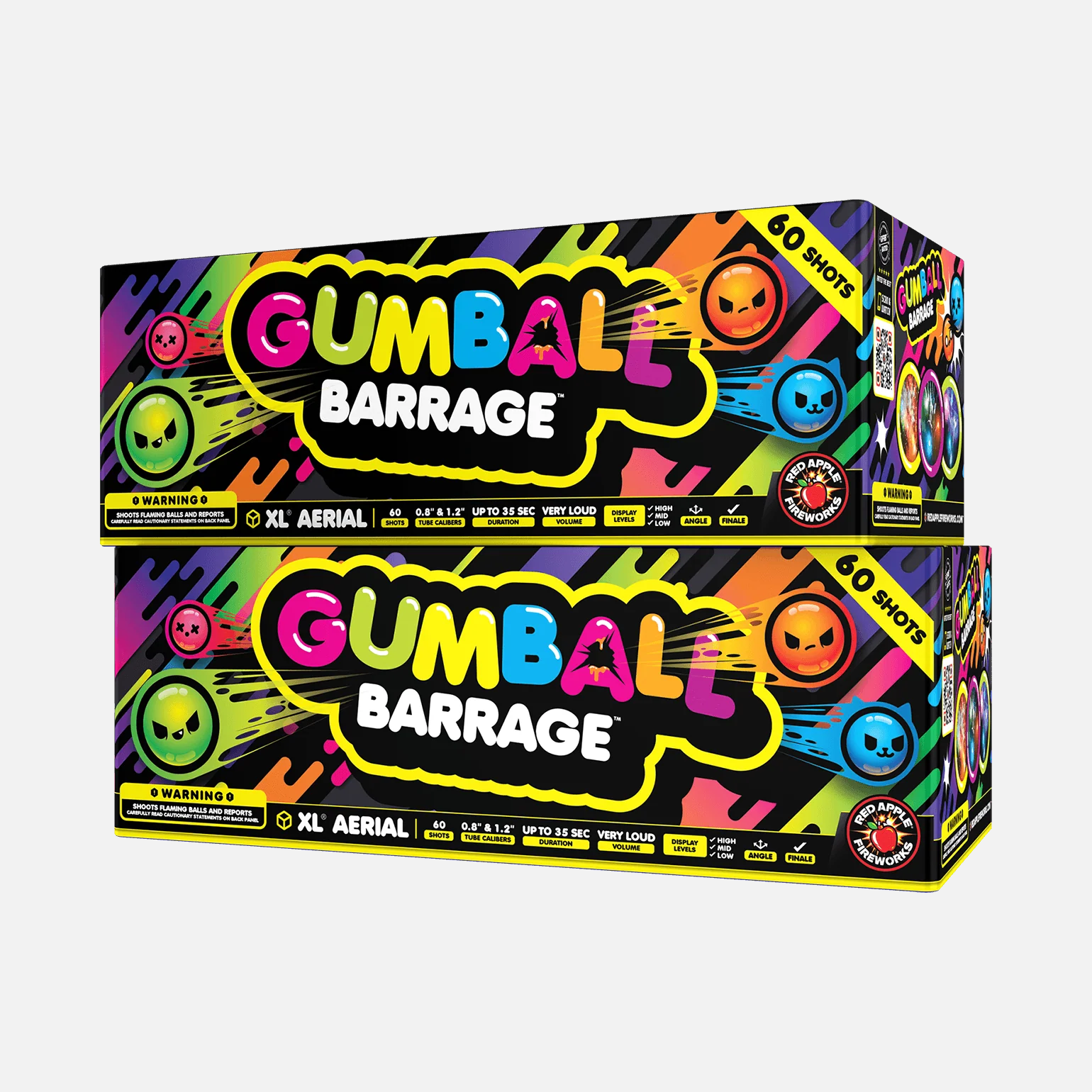 Gumball® Barrage 60-Shots XL® Aerials - Image 4