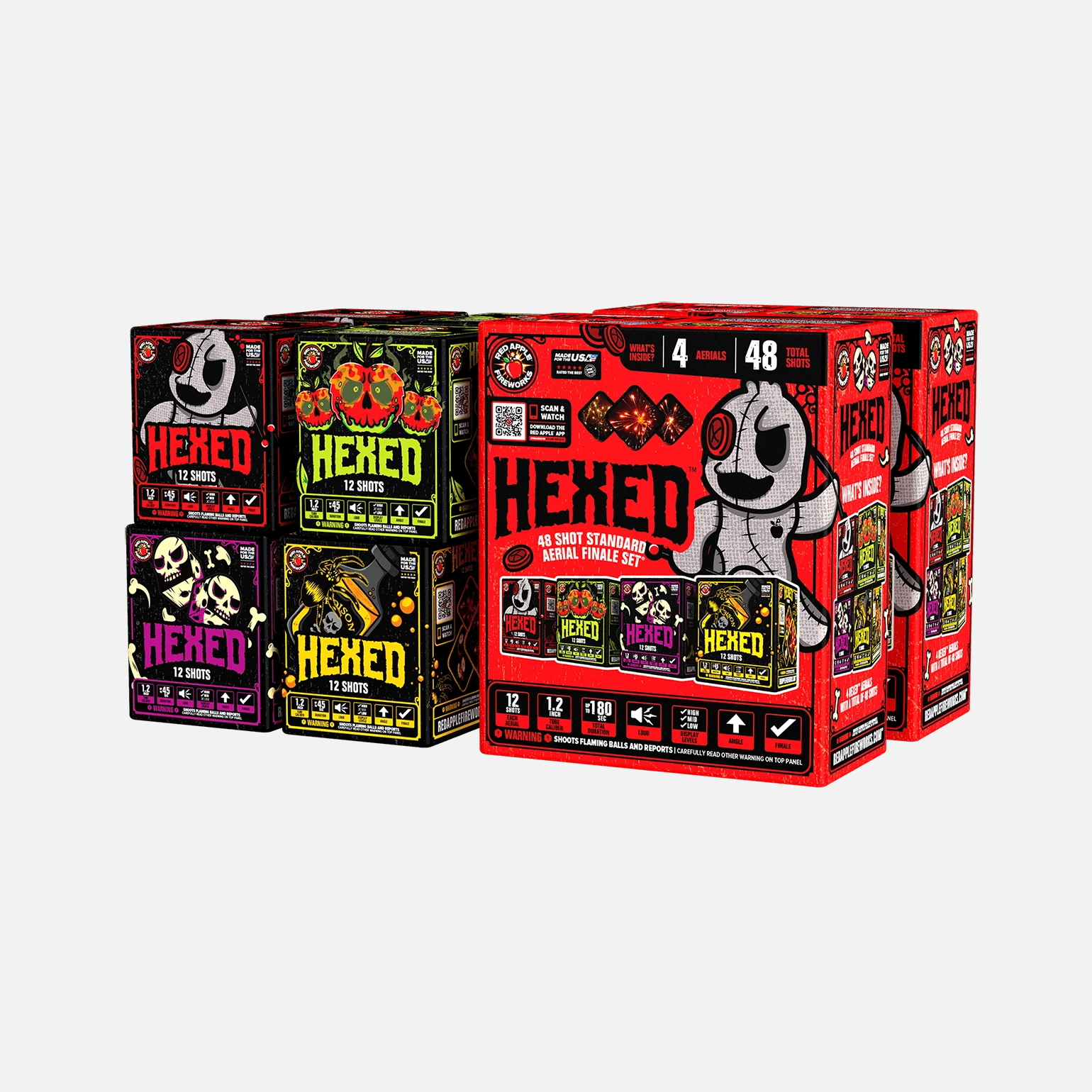 Hexed™ 48 Shot Standard Aerial Finale Sets® - Image 4