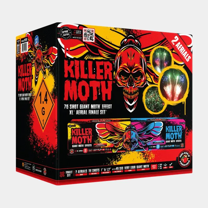 Killer Moth™ 76-Shots XL® Aerial Finale Set® - Image 3