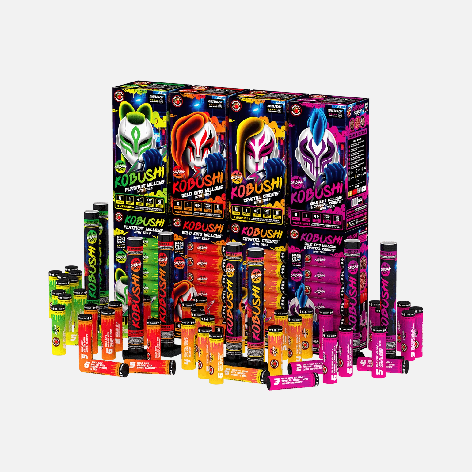 Kobushi™ 6 Shot 6-Inch XXL™ Canister Shells - Image 4