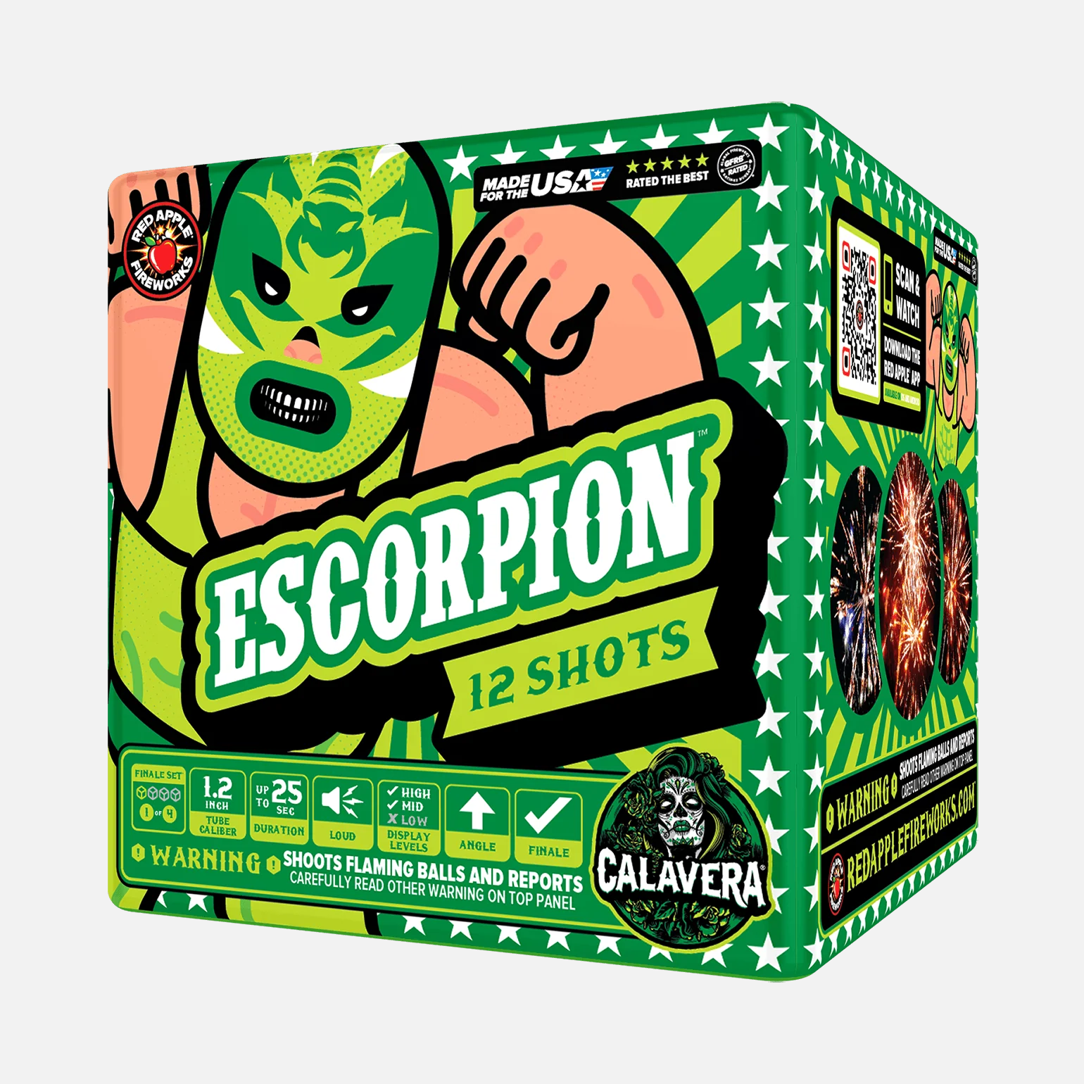 Luchadores Extremos!™ 48 Shot Standard Aerial Finale Set® - Image 6