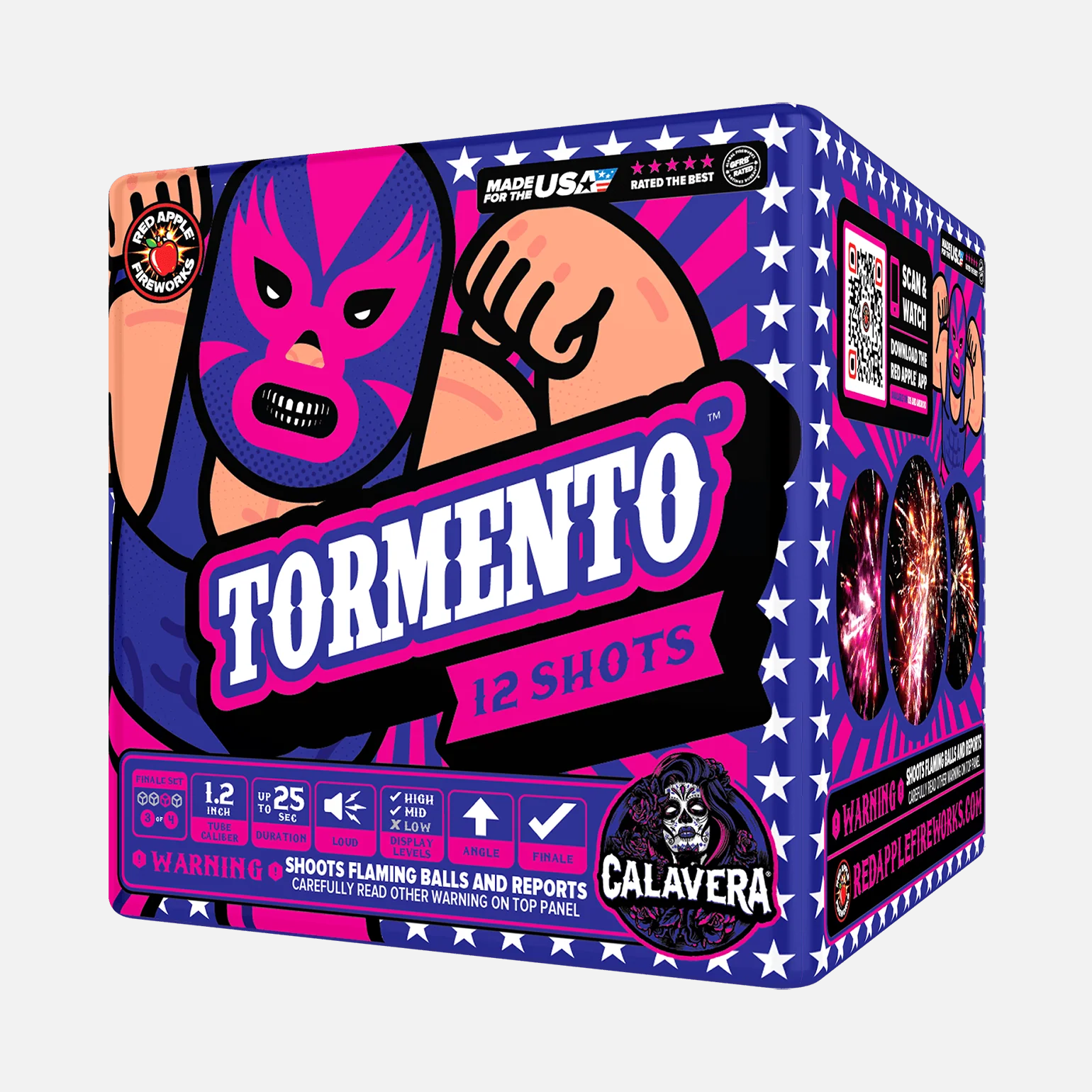 Luchadores Extremos!™ 48 Shot Standard Aerial Finale Set® - Image 8