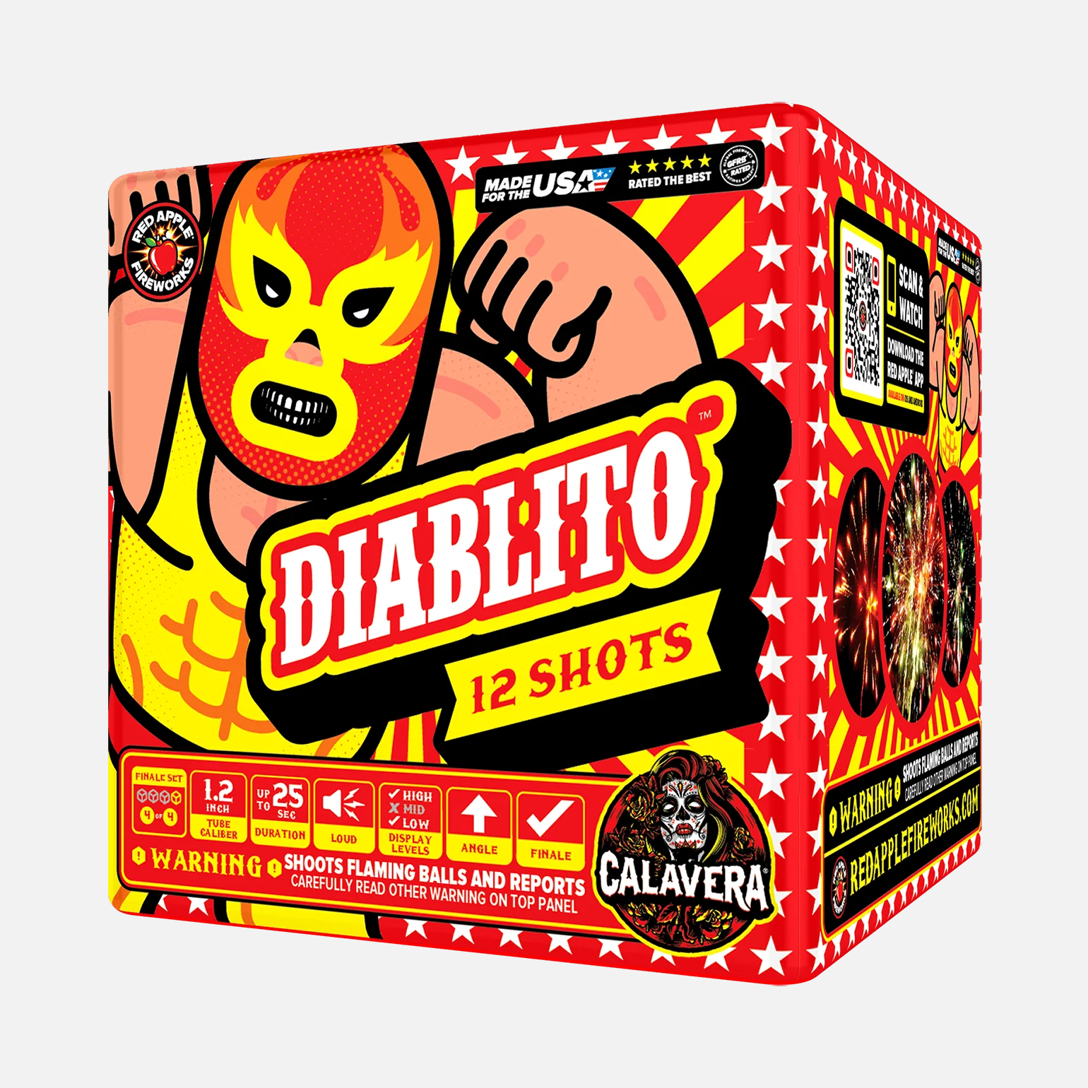 Luchadores Extremos!™ 48 Shot Standard Aerial Finale Set® - Image 9