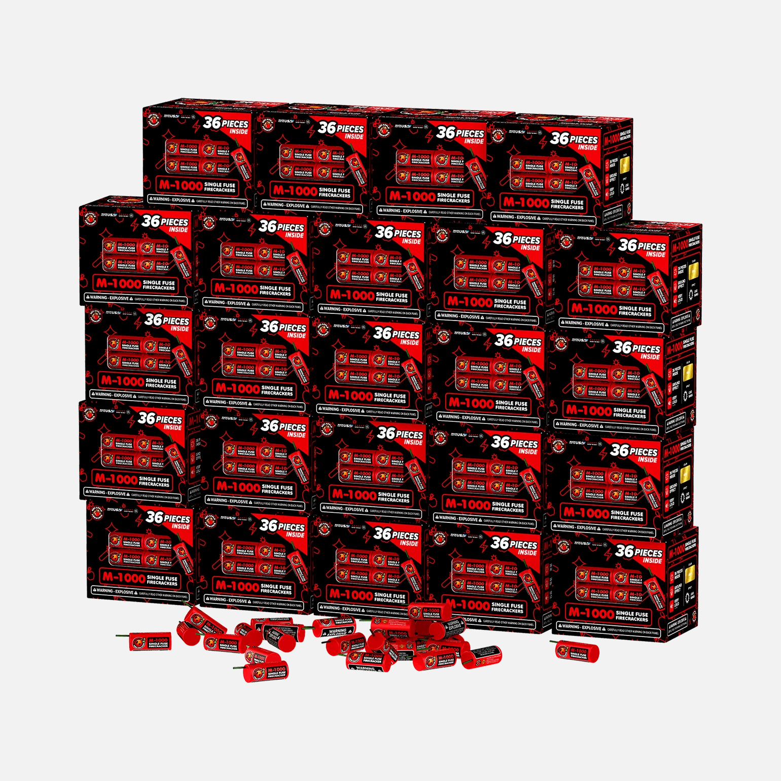 M-1000 Single Fuse Firecracker - Image 4