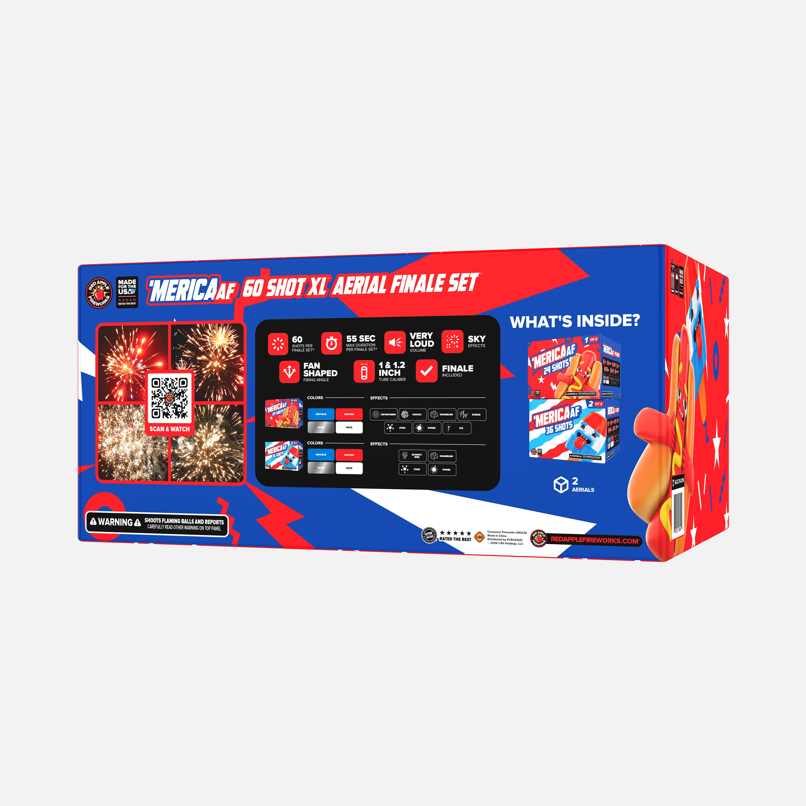 'MERICA AF 60 Shot XL® Aerial Finale Set® - Image 3