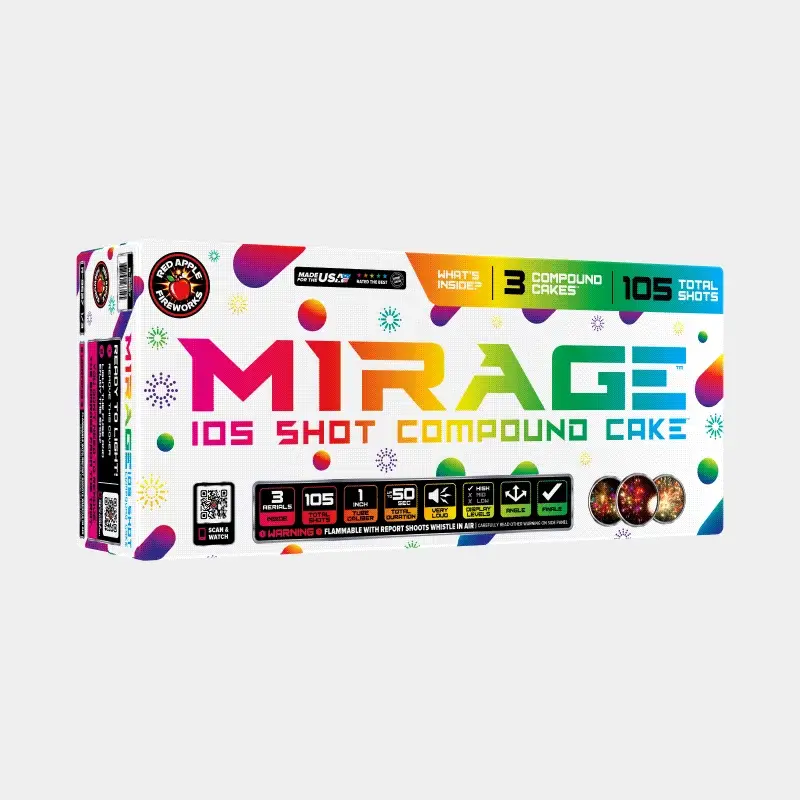 Mirage™ 105 Shot Compound™ Cake - Image 3
