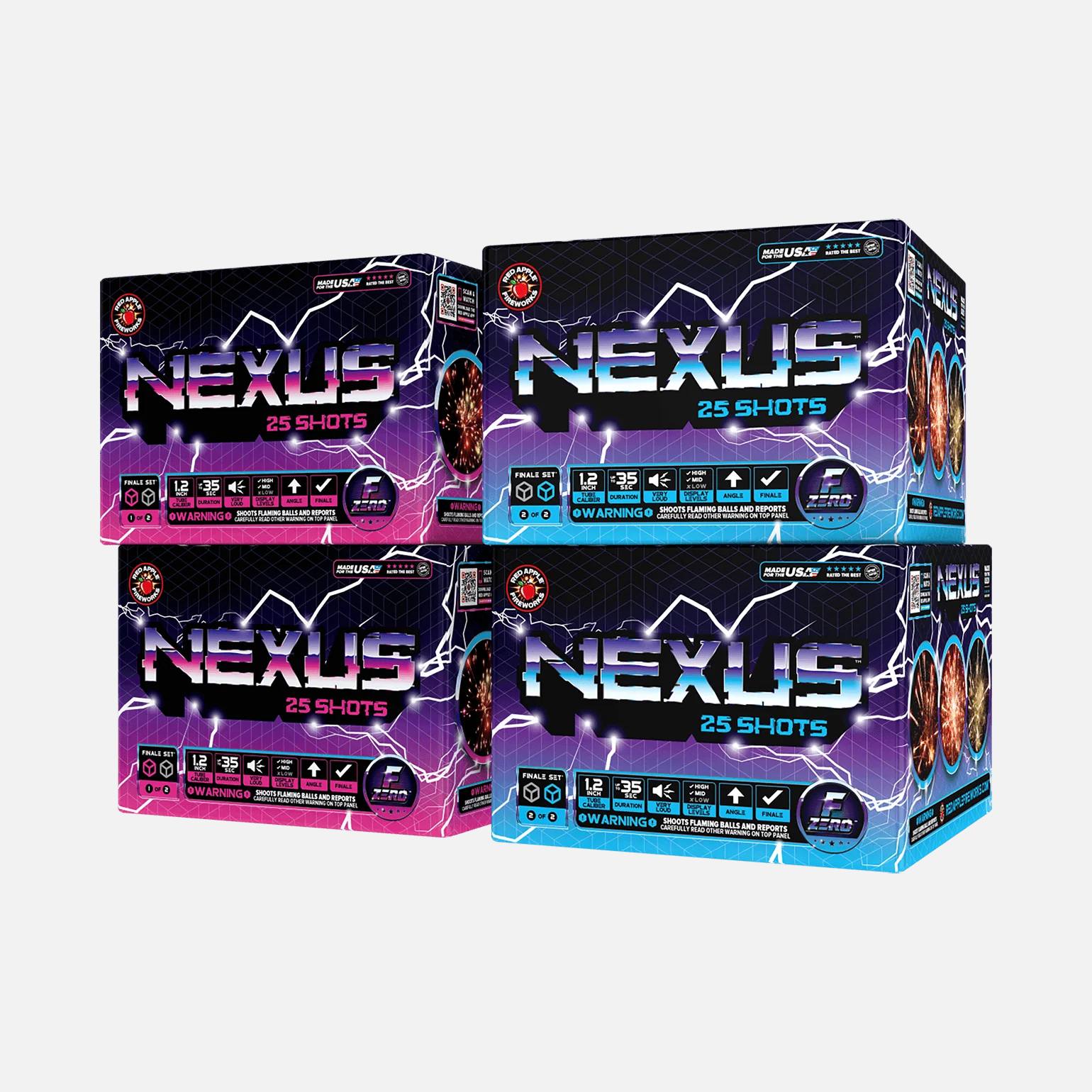 Nexus™ 50 Shot XL® Aerial Finale Sets® - Image 4
