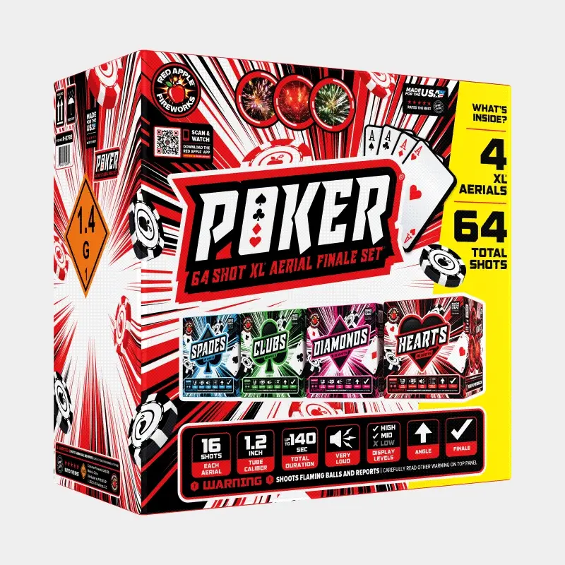 Poker® 64 Shots XL® Aerial Finale Set® - Image 3