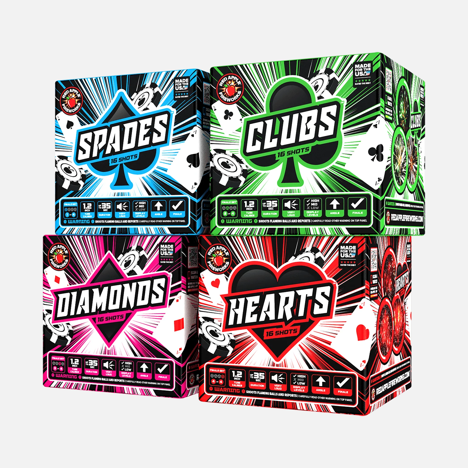 Poker® 64 Shots XL® Aerial Finale Set® - Image 4