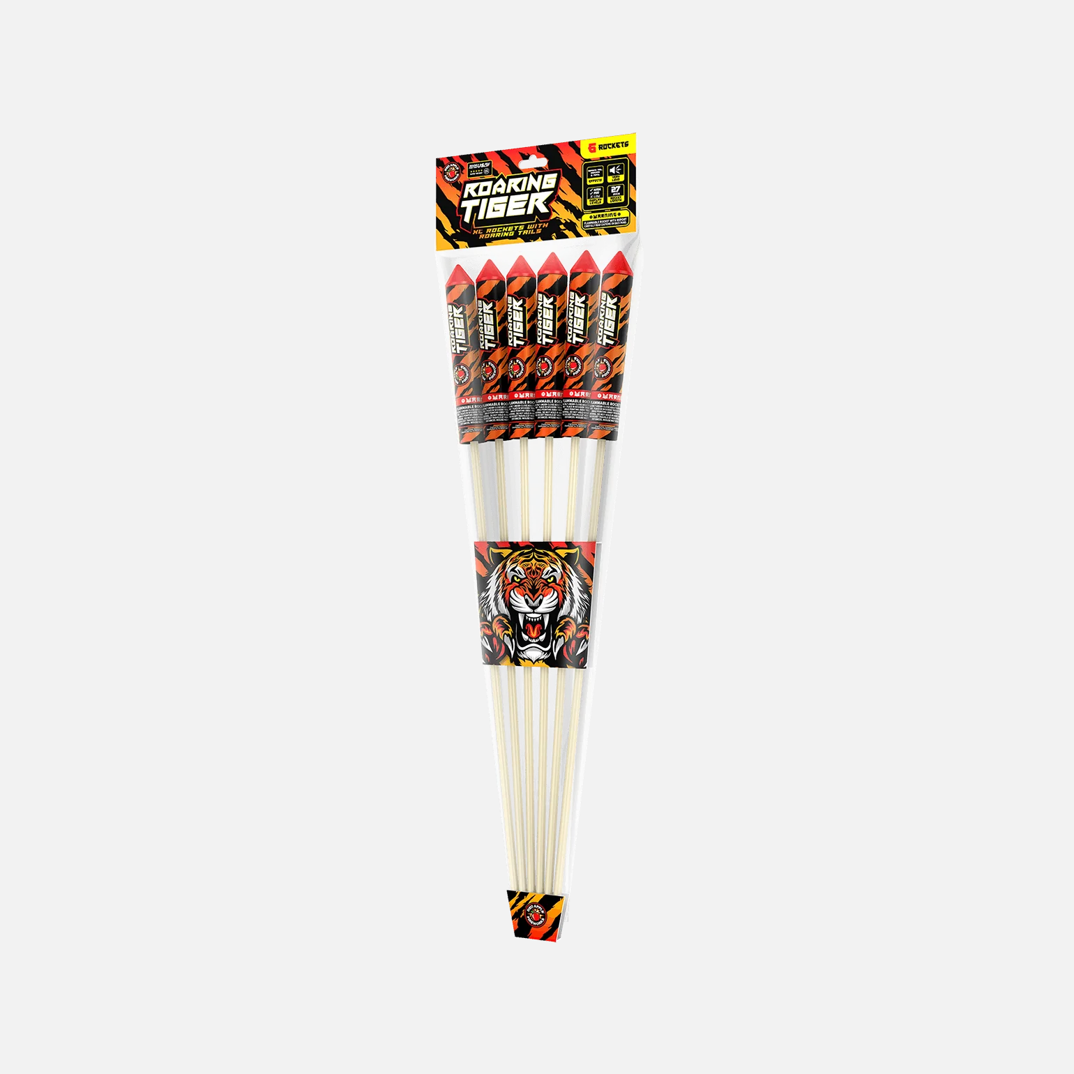 Roaring Tiger™ XL® Rockets with Roaring Tails - Image 5
