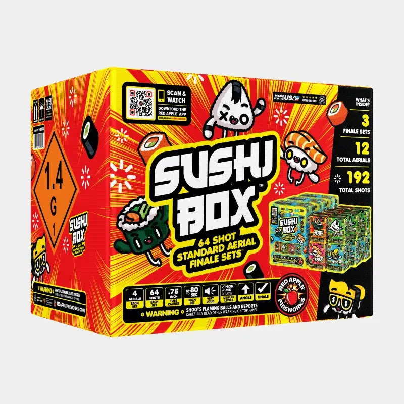 Sushi™ 64-Shots Standard Aerial Finale Set® - Image 3