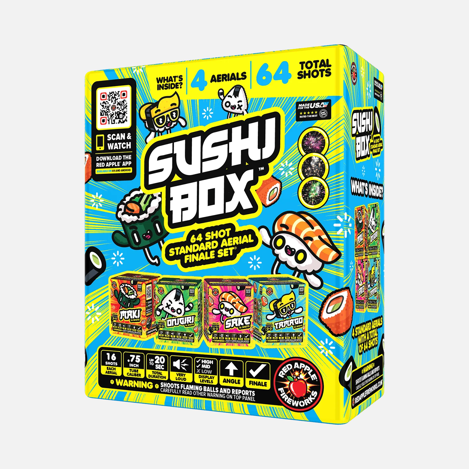 Sushi™ 64-Shots Standard Aerial Finale Set® - Image 5