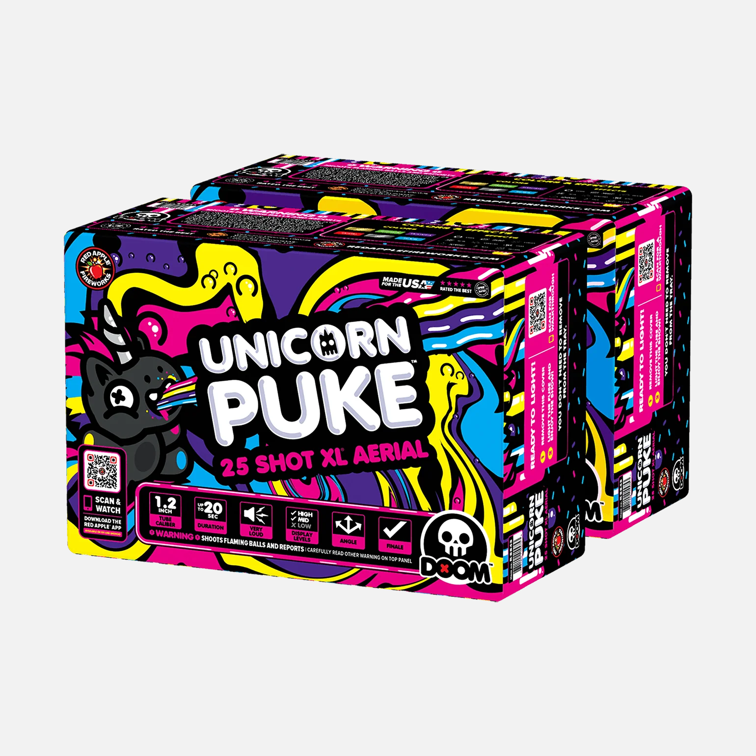 Unicorn Puke® 25 Shots XL® Aerials - Image 4