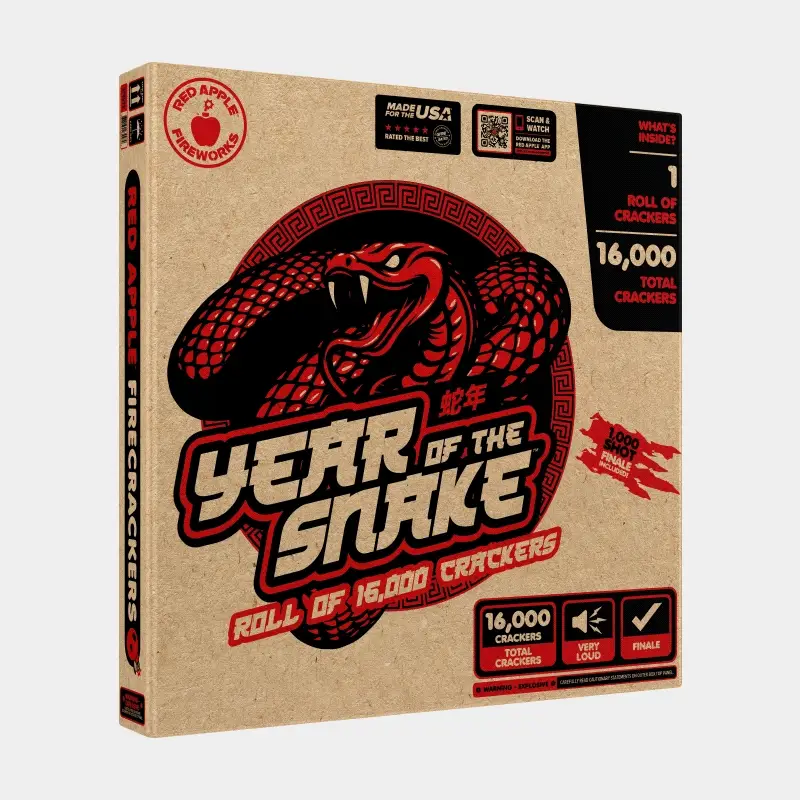 Year of the Snake™ Roll of 16,000 Firecrackers - Image 3