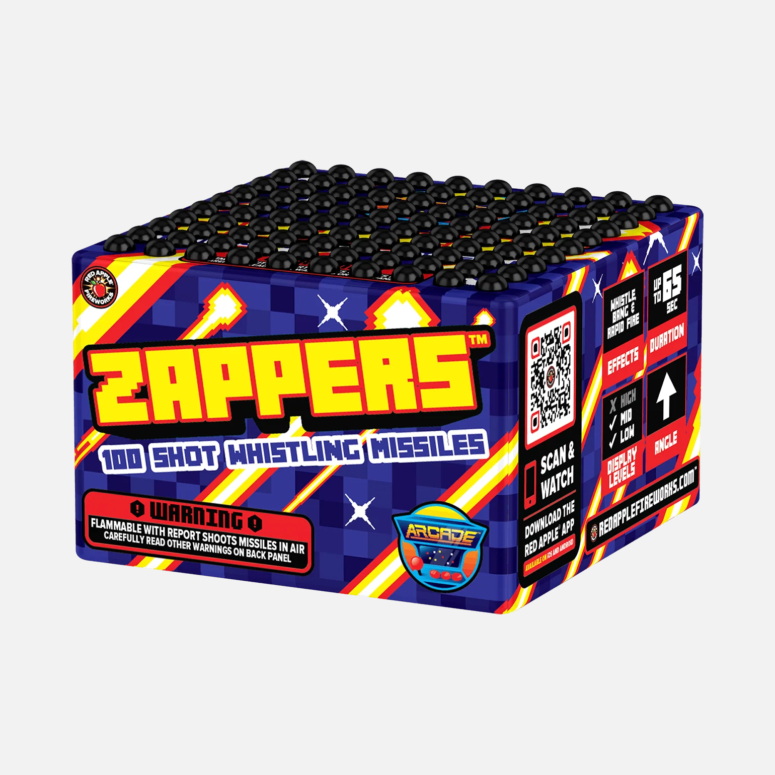 Zappers™ 100 Shots Whistling Missile Barrage™ - Image 5